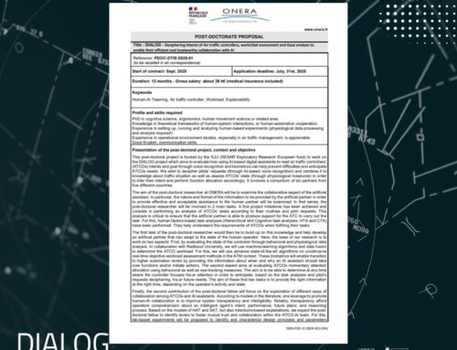 Post-doc Opportunity: Shape the future of human-AI teaming in Aviation with DIALOG!